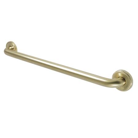 Laurel Contemporary Grab Bar, 27-1/16" L, 17 ga. Brass, Brushed Brass DR814247